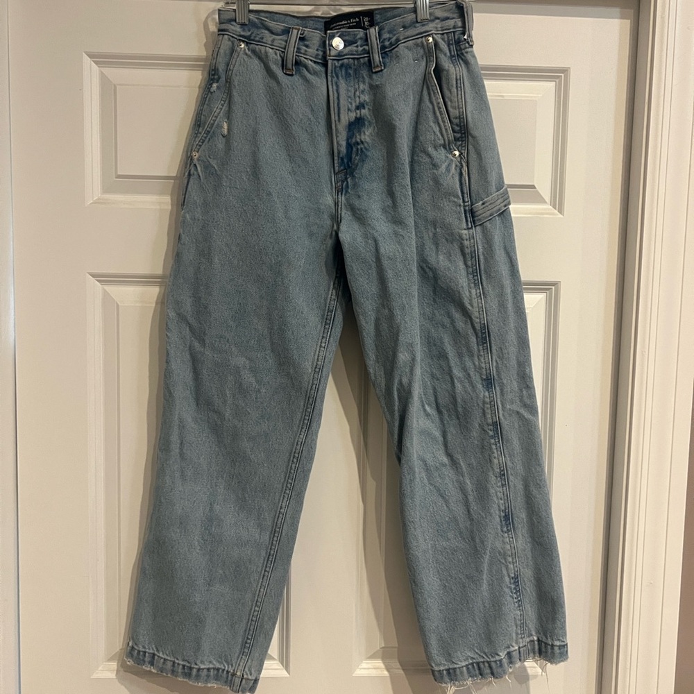 Abercrombie Light Wash Carpenter Jeans